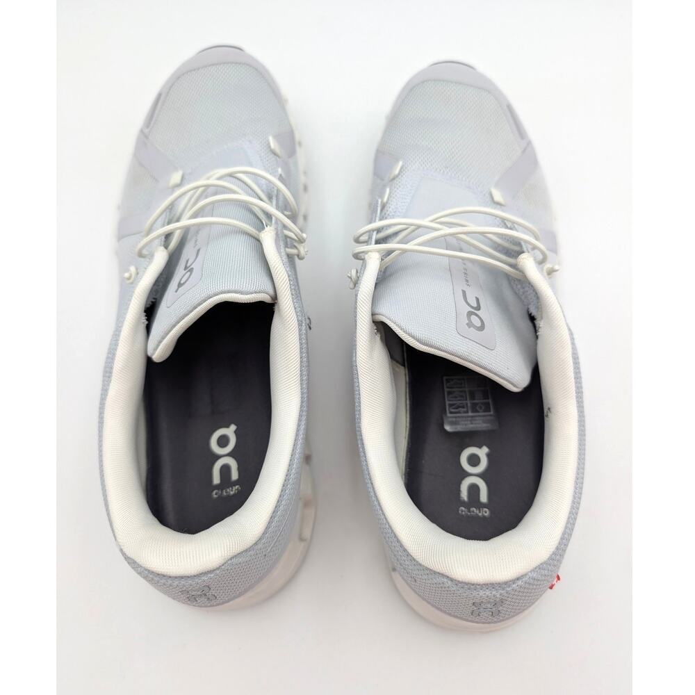 On Cloud 6 Running Sneakers Shoes Lace-Up Men's Glacier/White Size USM9.5 EU43 - Picture 6 of 11